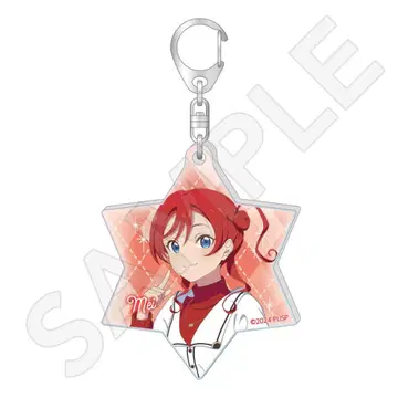 러브 라이브! 슈퍼스타 화이트 판초 오로라 아크릴 키링 요네메 메이