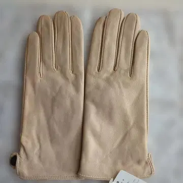 베이지 가죽 롱그로브
