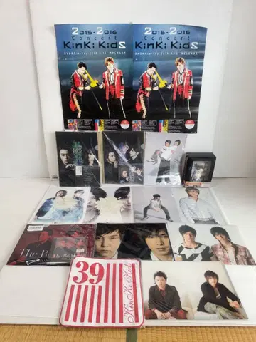 A586 Kinki kids 굿즈 일괄 피규어 포스터 외