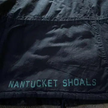 45rpm 네이비 안감 플리스 후드 부착 하프 코트