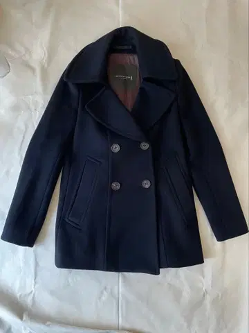 매킨토시 런던 네이비 피 코트