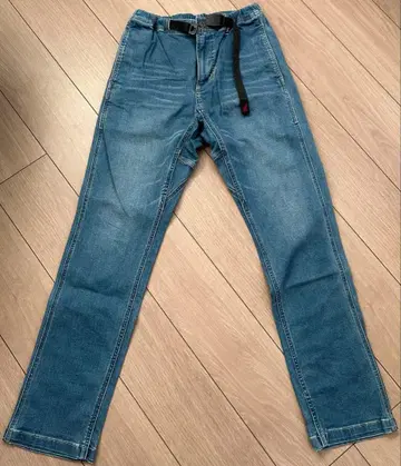 그라미치 블루 데님 스트레이트 실루엣