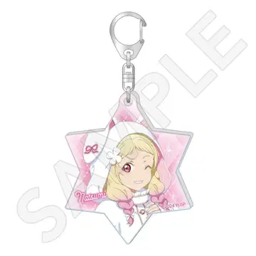 러브 라이브! 슈퍼스타 화이트 판초 오로라 아크릴 키링 오니즈카 나츠미