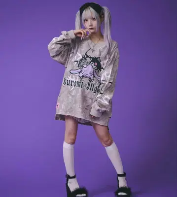 GALFY 쿠로미 콜라보 롱T