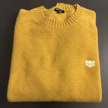UNIQLO 카우스 머스타드 니트 스웨터 M