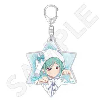 러브 라이브! 슈퍼스타 화이트 판초 오로라 아크릴 키링 오니즈카 토마리