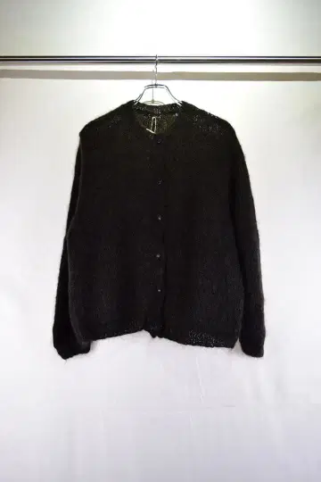 구제 블랙 모헤어 니트 자켓 유럽 구제 빈티지 유로 구제