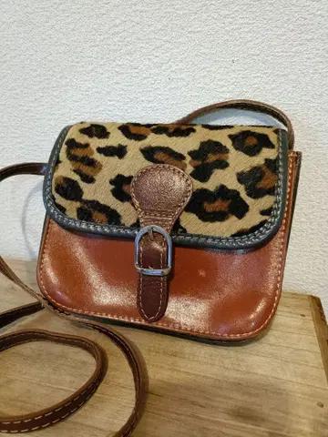 GENUIN LEATHER 이탈리아 빈티지 송치 천연 가죽 미니백