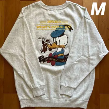 새상품 도날드 칩과 데일 사가 자수 트레이닝복 속기모 디즈니