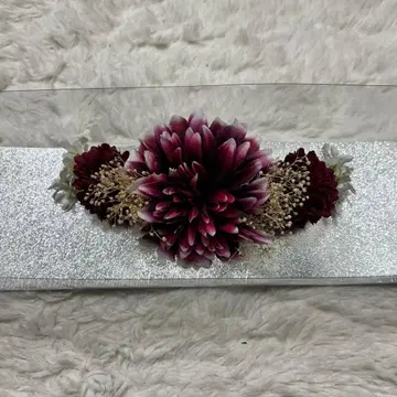 일본 의류 머리 장식 성인식 보라색