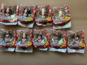 애니메이션 [케이온!] 산타 피규어 9체 세트 (이토엔)