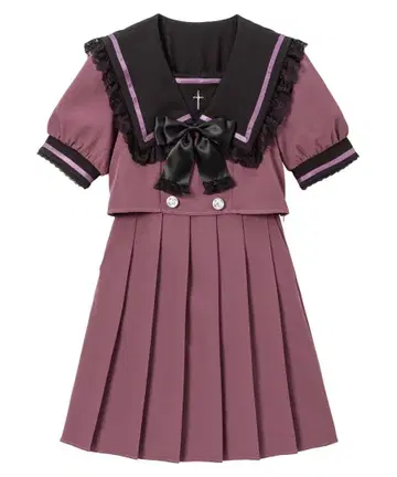 유메텐보 DearMyLove 암학원 크로스 원피스