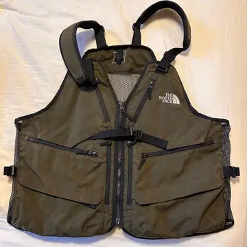 THE NORTH FACE 낚시용 조끼 카키 L