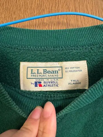 L.L.Bean Russell Athletic XLARGE 맨투맨
