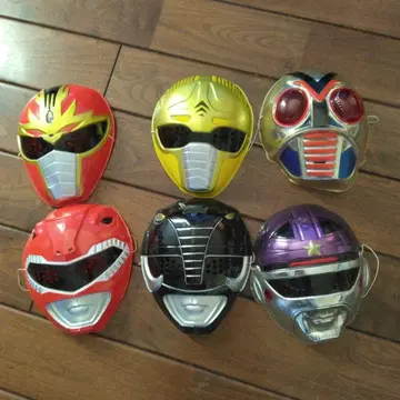 슈퍼전대 히어로 가면 6개 세트