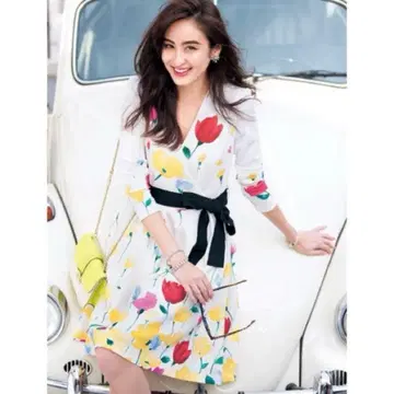 체스티 Chesty 튤립 패턴 원피스