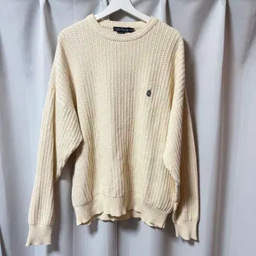 NAUTICA 노티카 아이보리 니트 스웨터 XL/TG