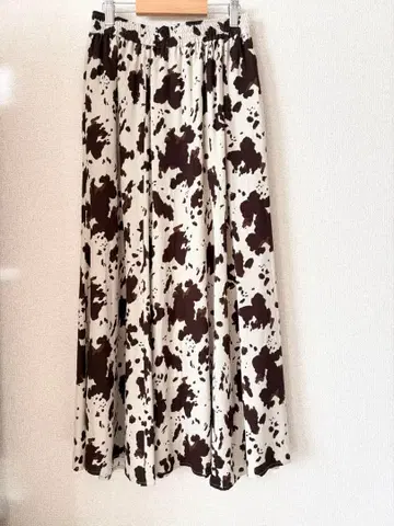 niko and - 모듬 프린트 패널 스커트 카우 패턴 프리