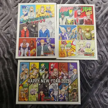 TIGER & BUNNY 2 2023년 연하장 3종 세트