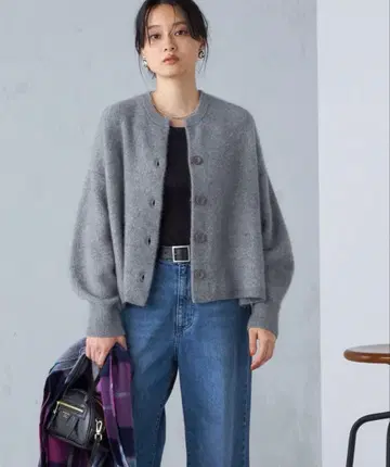 SHIPS 니트 가디건 그레이