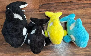 범고래 봉제 인형 4개 세트