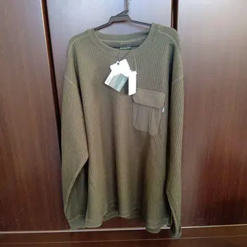 Jeep 카키 L 사이즈 7부/긴팔 티셔츠