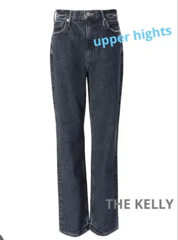 upper heights 블랙 스트레이트 데님 THE KELLY