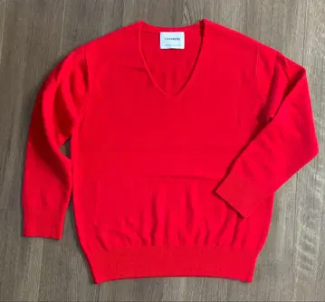 [미사용] 뷰티 앤 유스 UA 캐시미어 니트 레드 캐시미어 100%