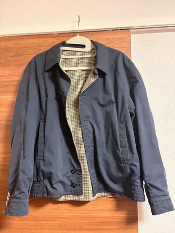 레어 Aquascutum 아쿠아 스큐텀 리버서블 자켓