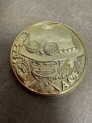 원피스 ACE 금속 코인 오다이바 한정판