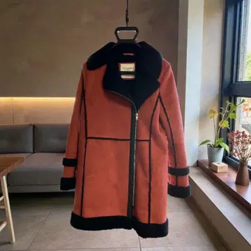 아바크롬비 피치 무스탕 코트 S 보아 코트 집업 새상품급