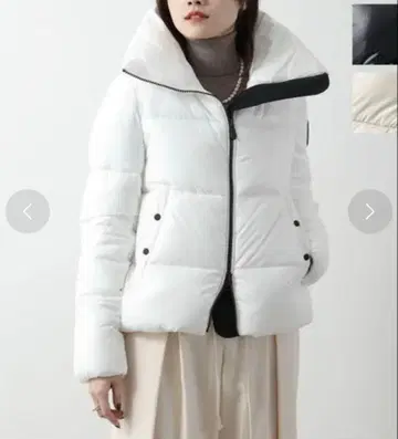 세이브 더 덕 화이트 하이넥 다운 자켓