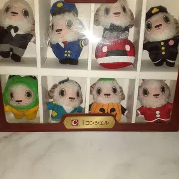 미사용 docomo 양치기 양군 클리너 포함 스트랩 8개 세트