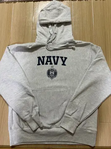 챔피온 Champion 리버스 위브 후드티 US NAVY