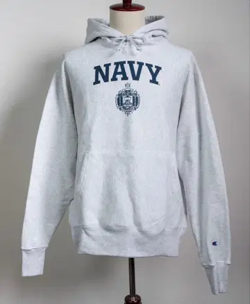 챔피온 Champion 리버스 위브 후드티 US NAVY