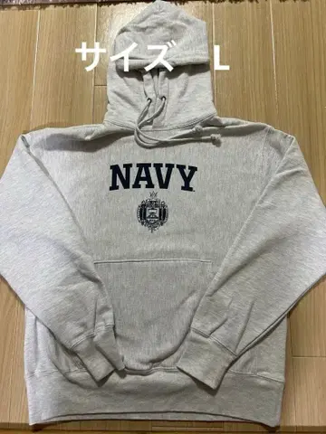 챔피온 Champion 리버스 위브 후드티 US NAVY