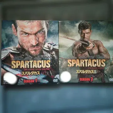스파르타쿠스 DVD 시즌 1 2 세트