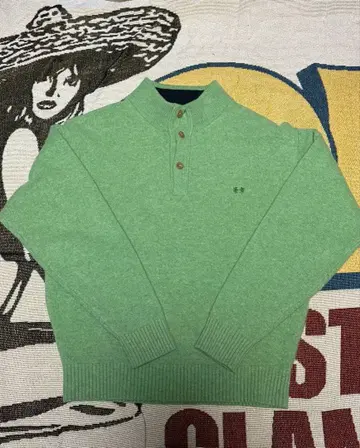 맥그리거 그린 컬러 니트 스웨터 LL 사이즈