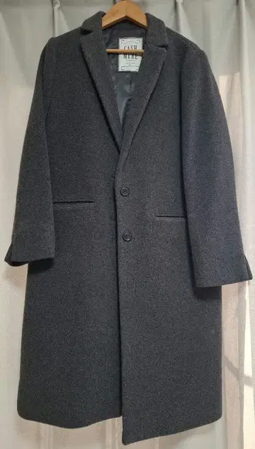 코트 JEANASIS 그레이 양모 50% 캐시미어 혼방