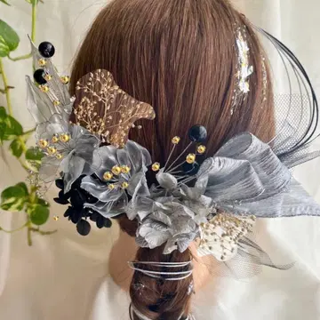핸드메이드 성인식 머리 장식