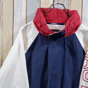 329 노티카 나일론 자켓 집업 자수 로고 L 사이즈