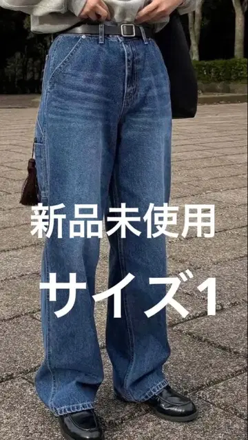 poik 오센틱 카펜터 데님 팬츠 사이즈 1 미사용 새상품