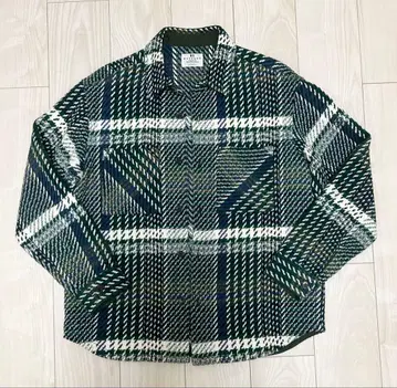 [ EDIFICE ] 에디피스 DEVEAUX 데보 체크 셔츠 블루종