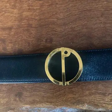 dunhill 블랙 가죽 벨트 M 사이즈