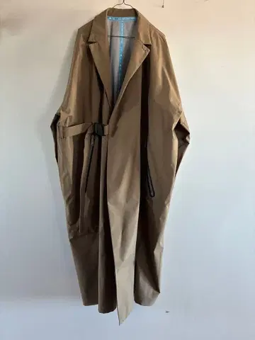 F/CE. 워터프루프 랩 코트 방수 랩 코트 베이지