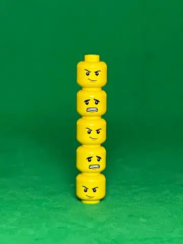 레고 미니피규 njo0038 Lloyd head 5개 (정품) 011