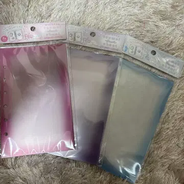 쿠리아 붙였다 떼는 투명 씰 시트 3색