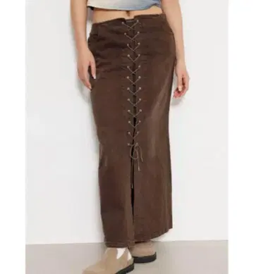 LAGUAGEM 레이스업 스커트 (사이즈 XS)