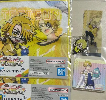 컬러풀 피치 카라피치 타츠 타츠 제일복권 타월 산리오 콜라보 코스터