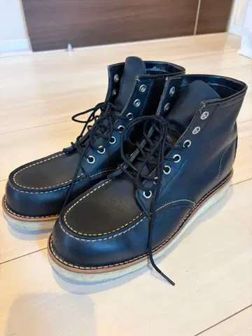 호킨스 블랙 가죽 하이컷 부츠 26cm